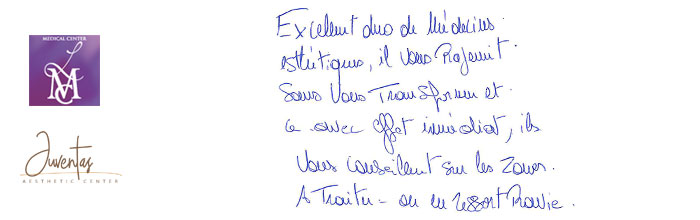 Médecine esthétique Juventas - Comblement, injections : acide hyaluronique, cernes, rides, lèvres, soins non chirurgicaux, BOTOX®, rhinoplastie...